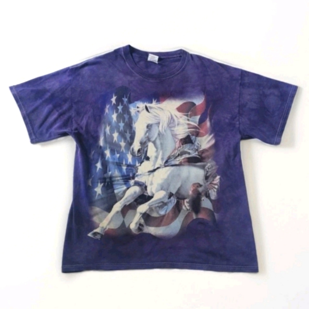 Vintage American Flag Tee Shirt